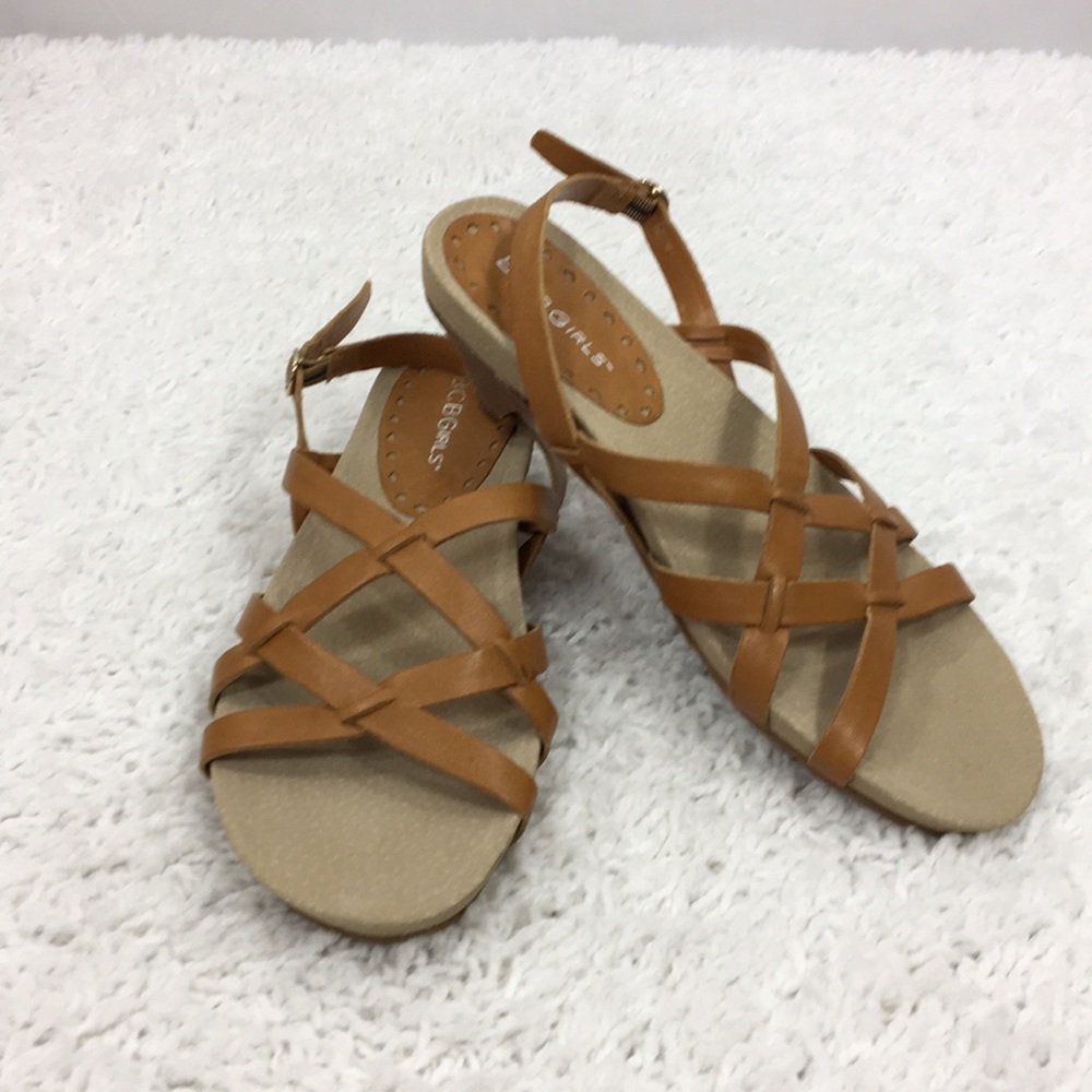 BCBGirls Flat Strappy Sandals 6B New w/out Box
